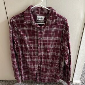 Goodfellow & Co. Red Men’s Flannel Button Down